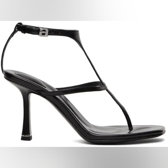 NEW ALEXANDER WANG SKYLAR 85 SANDALS IN BLACK - Picture 4 of 14